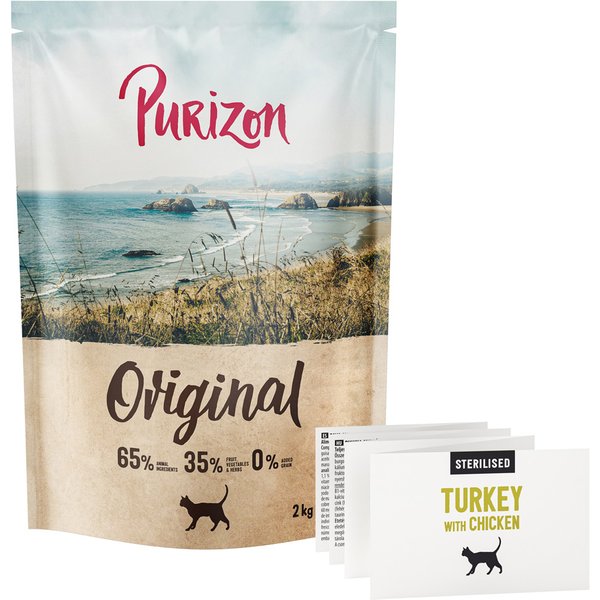 Purizon Gesteriliseerd Adult Kalkoen & Kip - graanvrij - Nieuw Receptuur: 2 kg