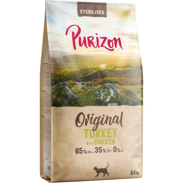 Purizon Gesteriliseerd Adult Kalkoen & Kip - graanvrij - Nieuw Receptuur: 6,5 kg