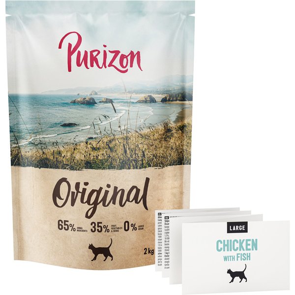 Purizon Large Adult Kip & Vis - graanvrij - Nieuw Receptuur: 2 kg