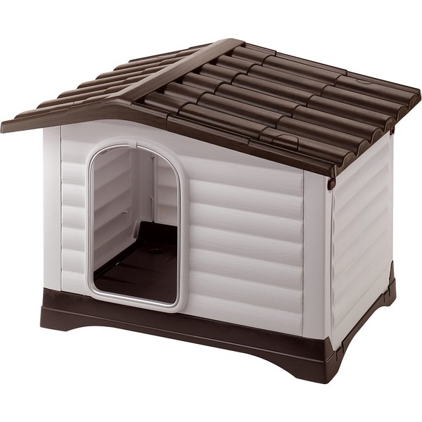 Ferplast Dogvilla casota de plástico para cães - Dogvilla 110: C 111 cm x L 84 cm x A 79 cm