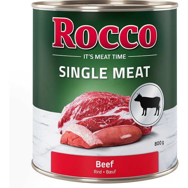 Rocco Single Meat 6 x 800 g - Vaca