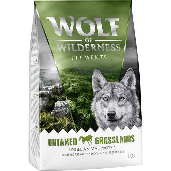 Wolf of Wilderness Monoprotein cavalo "Untamed Grasslands" - 1 kg