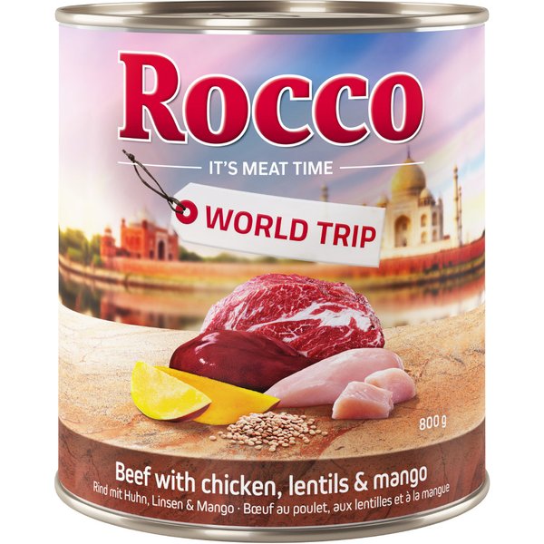 6x800g India World Trip Rocco Hondenvoer