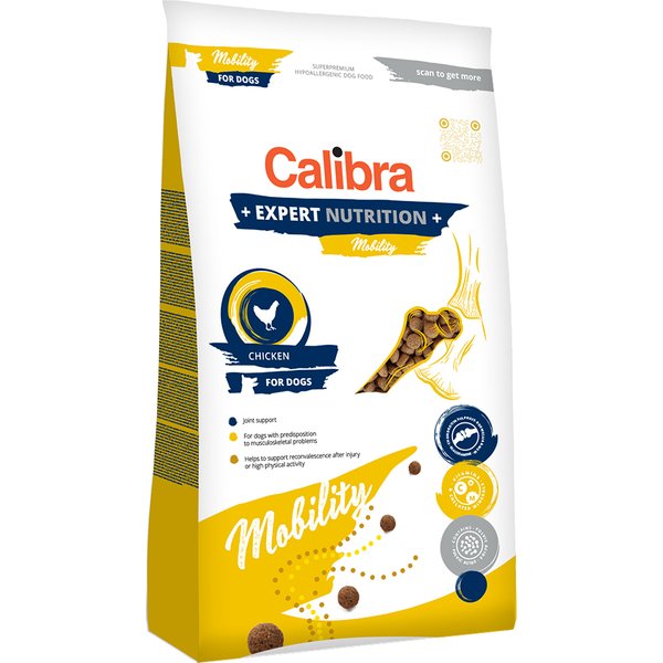12kg Calibra Expert Nutrition Mobility Kip Hondenvoer Droog