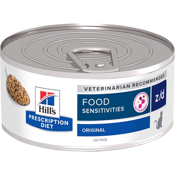 24x156g Feline Z/D Food Sensitivities Hill's Prescription Diet Kattenvoer