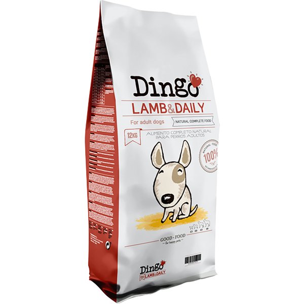 12kg Dingo Lam & Daily Droogvoer voor honden