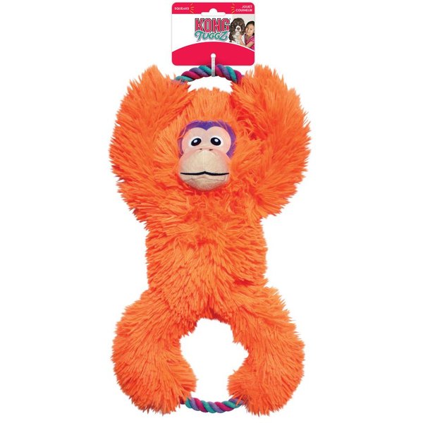 KONG Tuggz™ macaco de brincar para cães - XL: C 42 cm x L 23 cm x A 11 cm