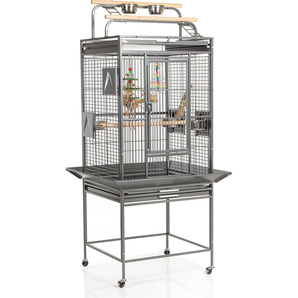 Gaiola Montana Finca Play para pássaros - 77 x 71 x 165 cm (C x L x A) - (*envio em 2 embalagens)