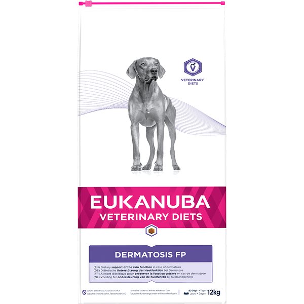 Eukanuba VETERINARY DIETS Dermatosis ração para cães - 12 kg
