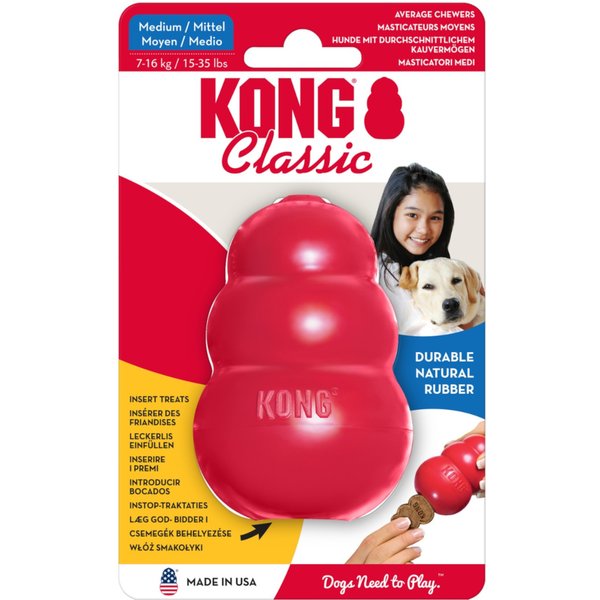 2x Maat M KONG Classic Rood Hondenspeelgoed
