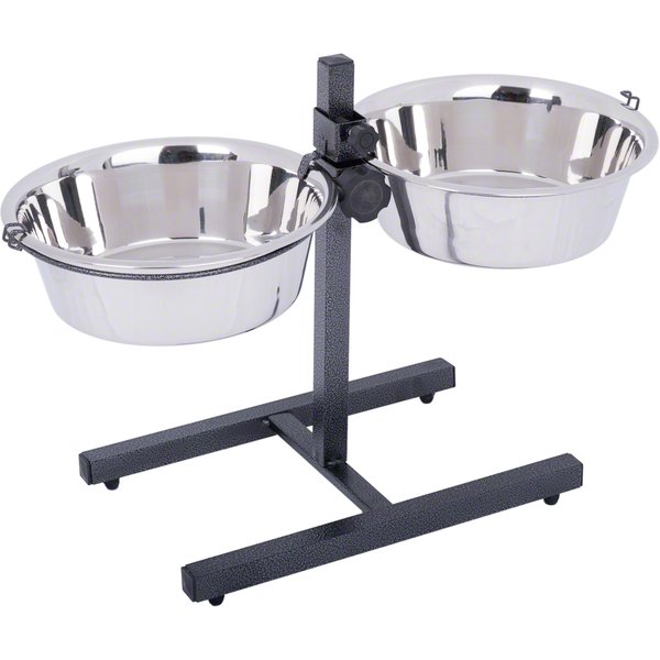 Hondenbar (tot 60 cm hoog) incl. 2x RVS Voerbak 4,2L