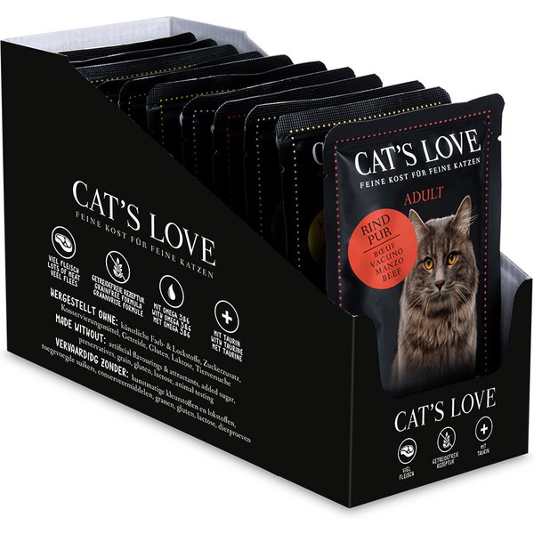 Cat's Love 12 x 85 g comida húmeda para gatos - Pack mixto