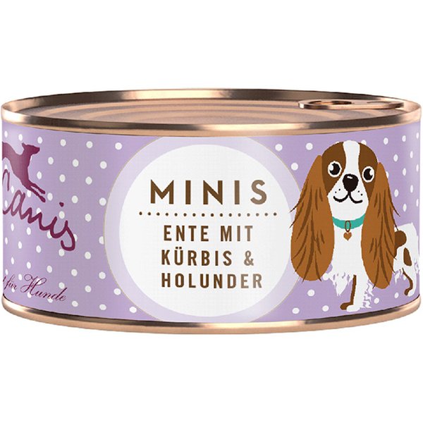 18x 100g Terra Canis Mini Eend met Pompoen, Aardbei en Vlierbes Hondenvoer