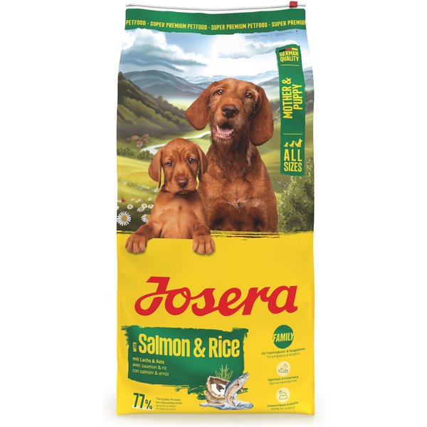 Josera Mother & Puppy con salmón y arroz - 2 x 12,5 kg - Pack Ahorro