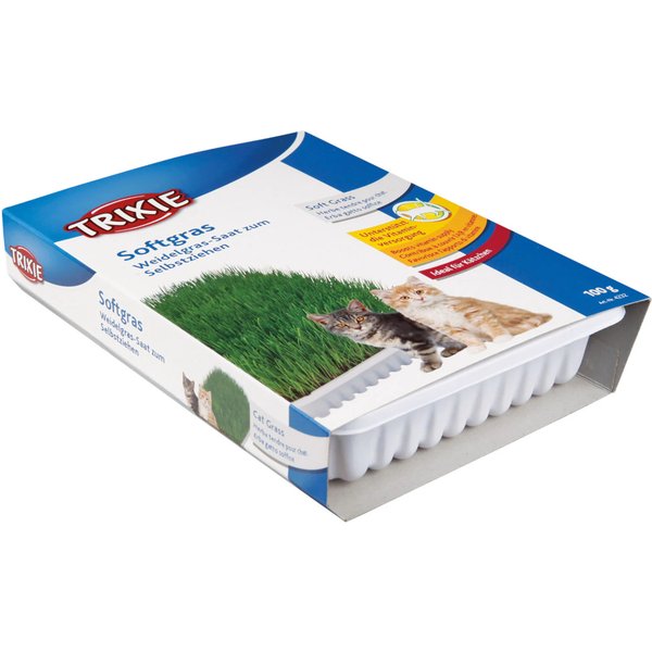 Voordeelpakket: 6x 100g Trixie Softgras Weidegraszaad om zelf te kweken Kat