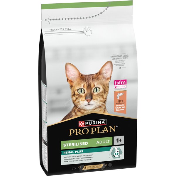 PURINA PRO PLAN Sterilised Adult Renal Plus salmão - 1,5 kg
