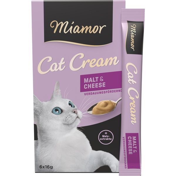 Miamor Cat Snack crema de malta y queso para gatos - 66 x 16 g