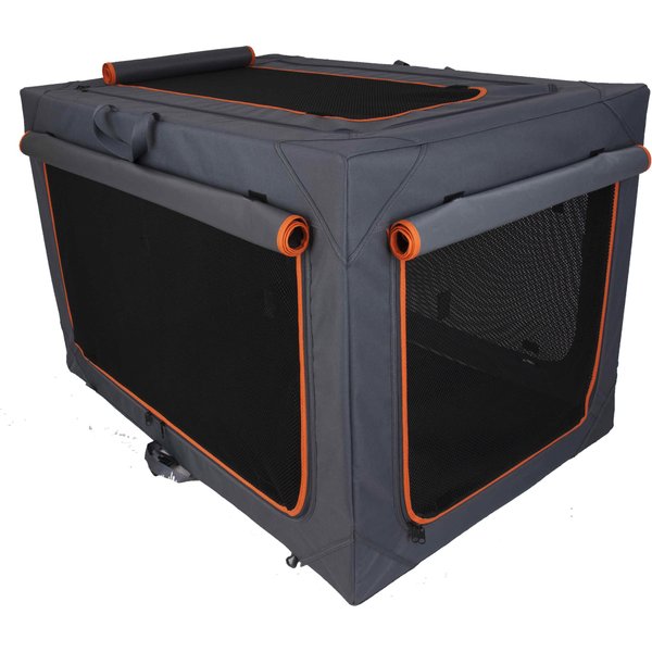 L: L 91 x B 61 x H 58 cm - Opvouwbare Nylonbox Alu Deluxe