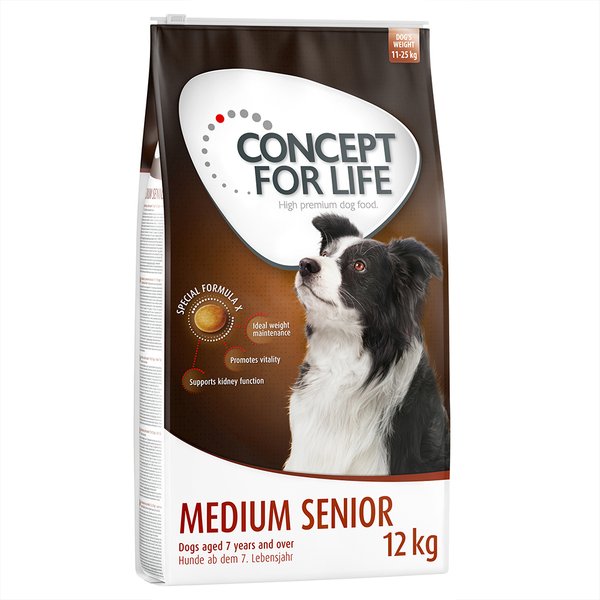 Concept for Life Medium Senior - 2 x 12 kg - Pack Ahorro