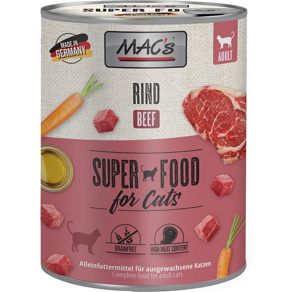 6x800g Rund MAC's Kattenvoer