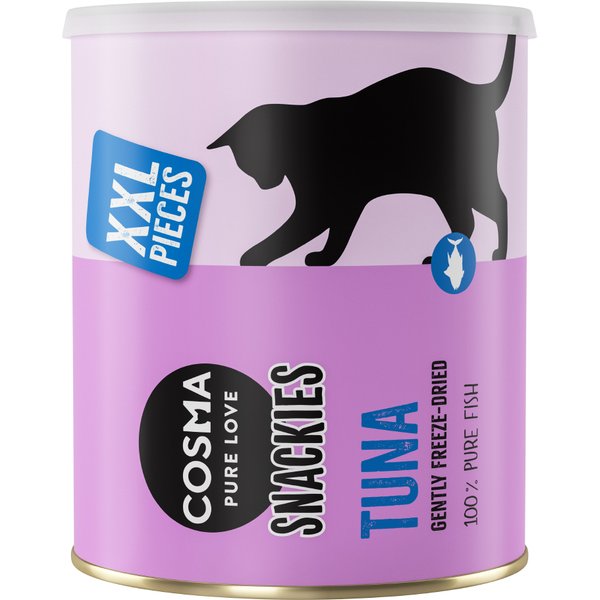 160g Maxi Tube Tonijn Cosma Snackies XXL Gevriesdroogde Kattensnacks