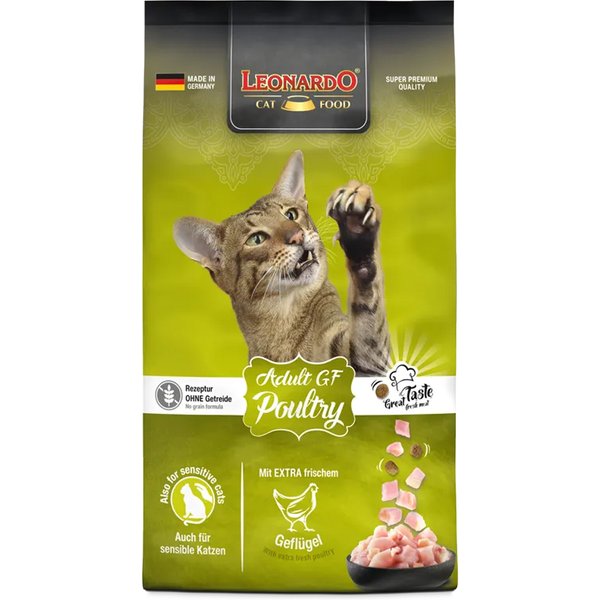 7,5kg Adult Gevogelte Grainfree Leonardo Kattenvoer