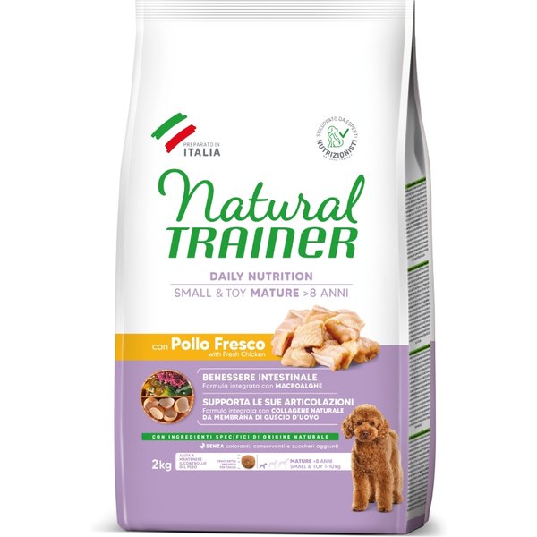 Natural Trainer Mature Small & Toy com frango - 2 kg