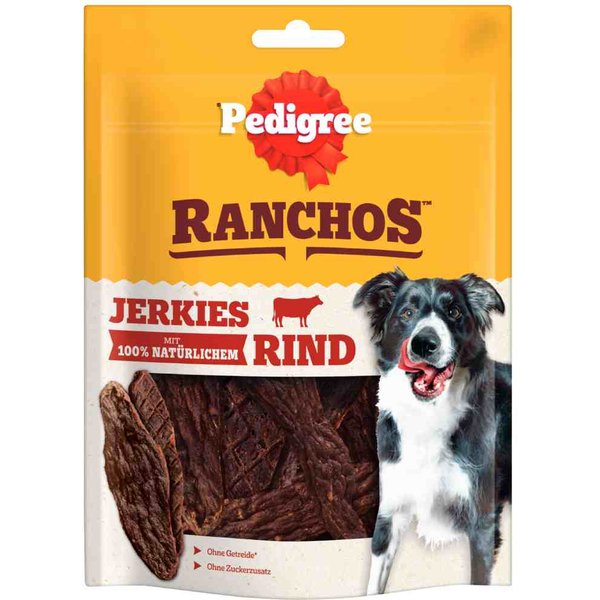 Pedigree Ranchos Jerkies - Vacuno 7 x 70 g - Pack Ahorro