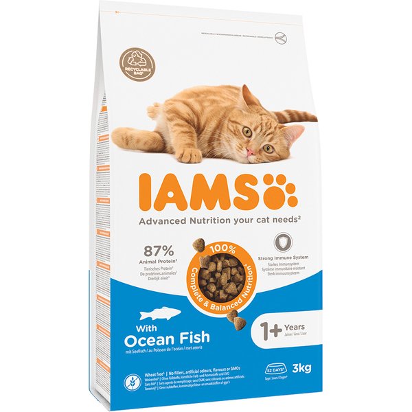 IAMS Advanced Nutrition Adult Cat com peixe - 3 kg