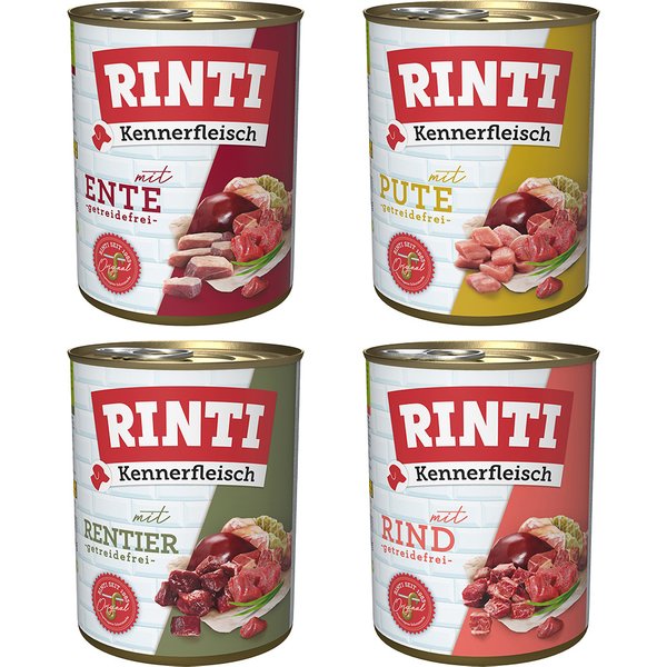 Pack mixto Rinti Kennerfleisch 12 x 800 g - Pack mixto 2