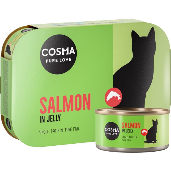 Cosma Original em gelatina 6 x 170 g - Salmão