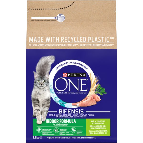 PURINA ONE Indoor Formula Turkey & Whole Grains Dry Cat Food