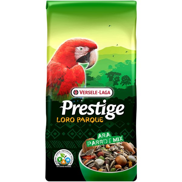 2 x 15 kg Prestige Loro Parque Ara Parrot Mix Versele-Laga Papegaaienvoer