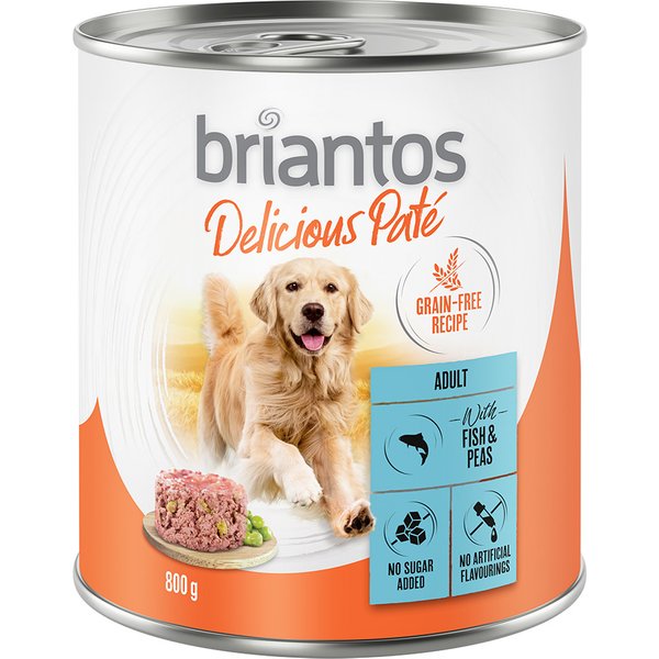 Briantos Delicious Paté 6 x 800 g Vis en erwten