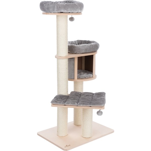 Natural Paradise Magnolia L Arranhador para gatos - Cinzento claro