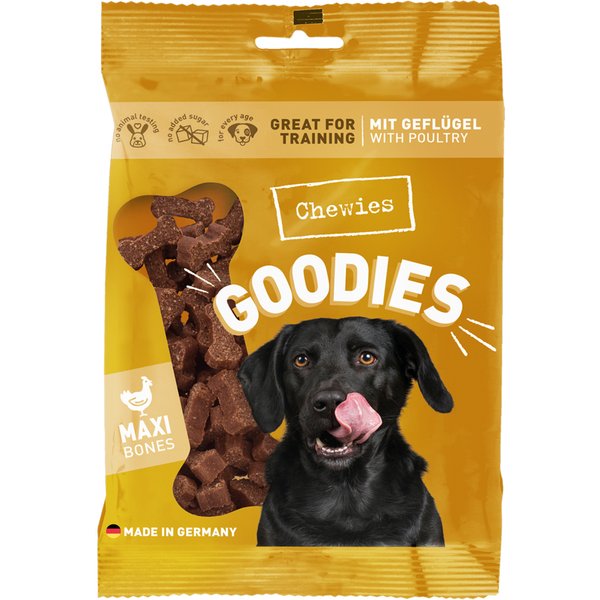 4x200g Botjes Kauwsnacks Gevogelte-smaak Chewies Hondensnacks