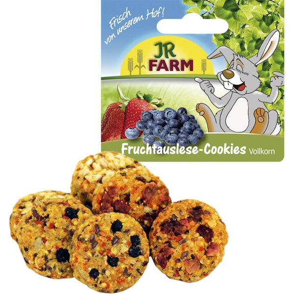 JR Farm Bolachas Integrais com Seleção de Fruta - Pack económico: 2 x 6 unidades (240 g)