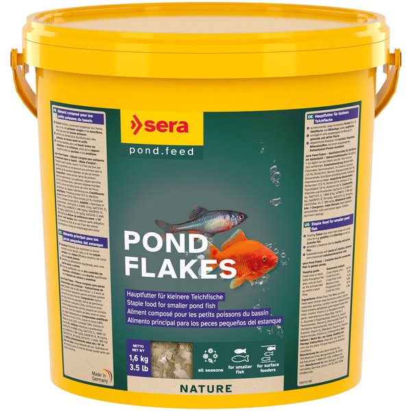 10L Sera Pond Flakes Nature Vlokvoer voor Vijvervissen