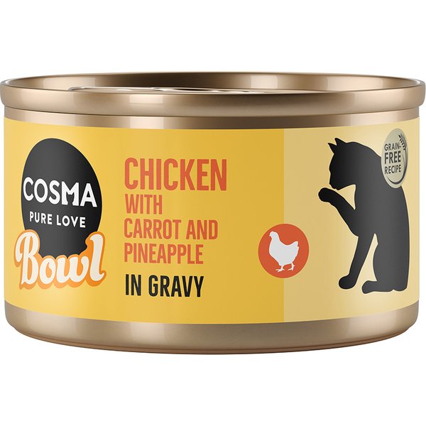 12x80g Kipfilet Bowl Cosma Kattenvoer