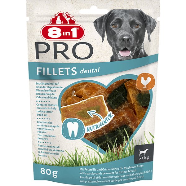 Voordeelpak 8in1 Fillets Pro Breath 5 x 80 g - Maat S