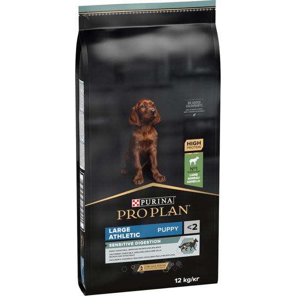 PURINA PRO PLAN Large Athletic Puppy Sensitive Digestion com cordeiro - Pack económico: 2 x 12 kg