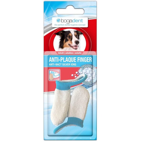 2x bogadent® Anti-Plak Finger voor honden