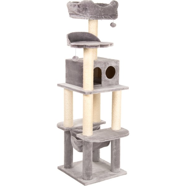 Arranhador La Digue III para gatos - Cinzento claro
