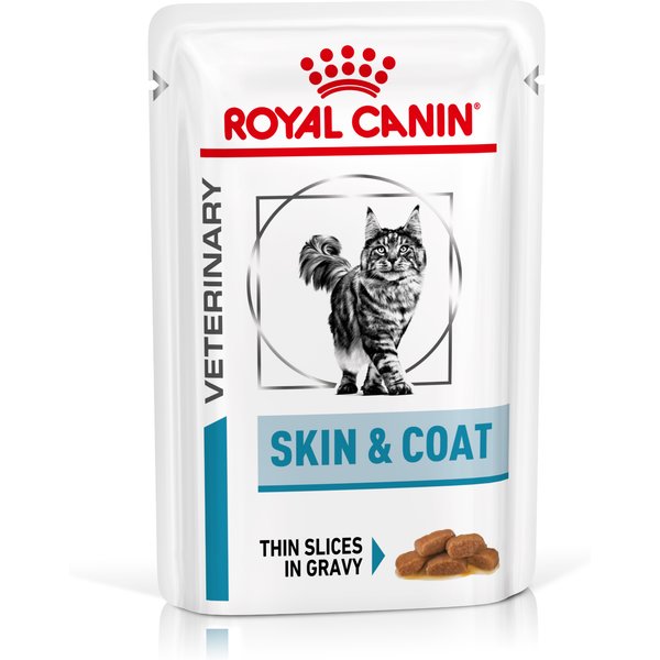 Royal Canin Veterinary Feline Skin & Coat em molho - Pack económico: 24 x 85 g