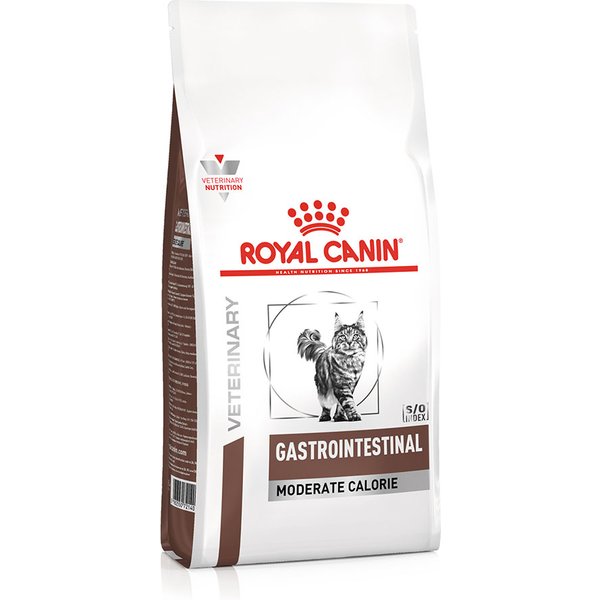 4kg Feline Gastro Intestinal Moderate Calorie Royal Canin Veterinary Diet Kattenvoer