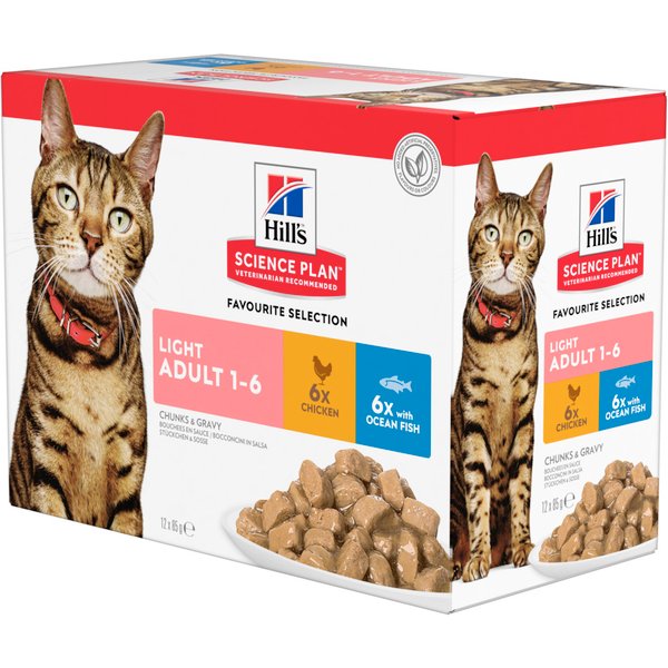 12x85g Kip & Zeevis Hill's Science Plan Kattenvoer