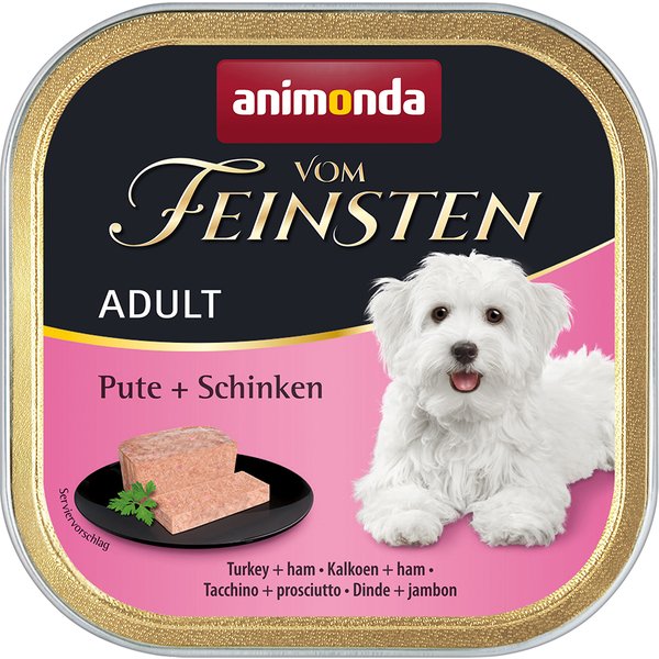 animonda Vom Feinsten Graanvrij 6 x 150 g Hondenvoer - Kalkoen & Ham