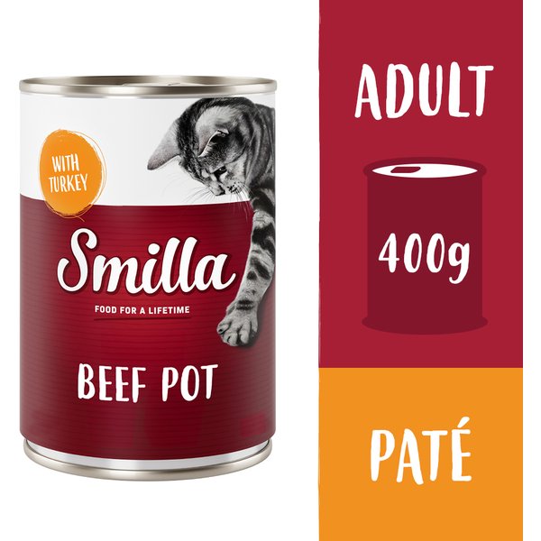 Smilla Caçarola com vaca 6 x 400 g - Vaca com peru