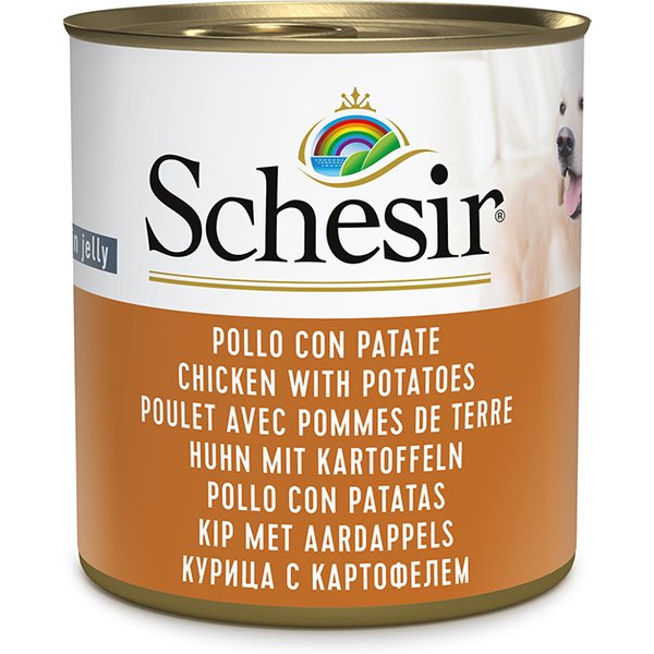 Schesir en latas 6 x 285 g comida húmeda para perros - Pollo con patatas