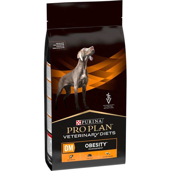 PURINA PRO PLAN Veterinary Diets OM Obesity Management - Pack económico: 2 x 12 kg
